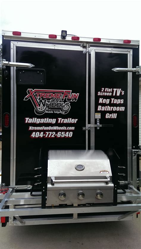 Atlanta Tailgate Party Idea - Tailgating Trailer Georgia