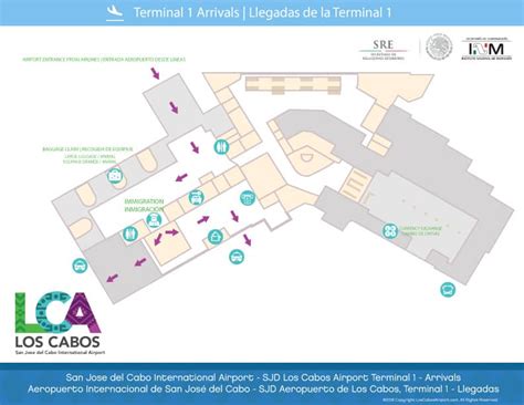 Cabo Airport Maps | SJD International Airport Maps