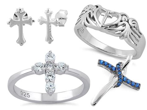 Cross Jewelry | Silver Jewelry 70% Below Retail – Tagged "Setting_Channel"