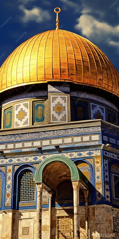 Premium Photo | Mosque of AlAqsa Dome of the Rock MosqueJerusalem AL ...