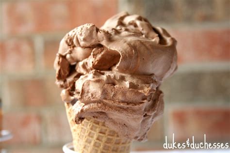 Homemade Rolo Ice Cream - Dukes and Duchesses