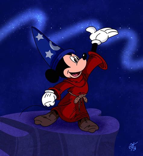 The Sorcerer's Apprentice by UncleScooter | Mickey mouse cartoon, Walt ...