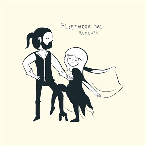 a fun cartoon of Mick Fleetwood and Stevie ~ a take-off of Fleetwood ...