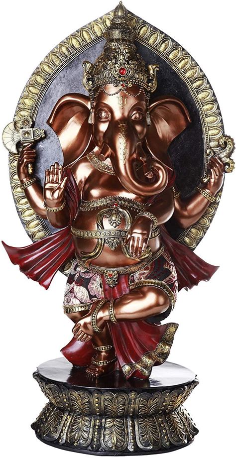 Pacific Giftware Hindu God Ganesha Elephant Headed Deity Large Statue ...