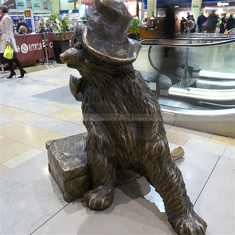 Bronze Paddington Bear Statue