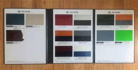 Harley Davidson Paint Colour Chart - Paint Color Ideas