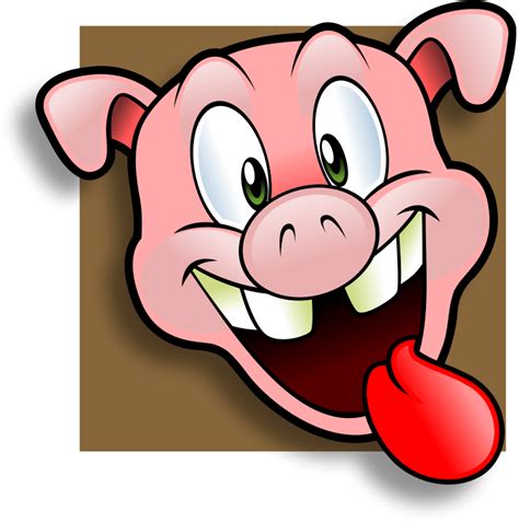 Pig face peppa pig card face mask by star cutouts ltd amazon clipart ...