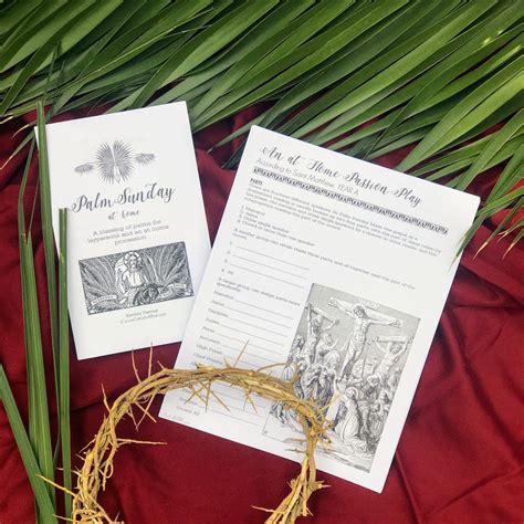 Palm Sunday at Home Passion Play Script and At Home Blessing of ...