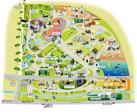 Regent's Park, un pulmón en Londres. | | Mapa londinense, Mapa de ...