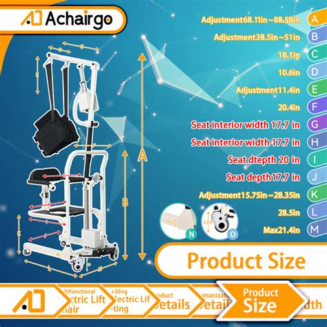 Electric Lift Patient Transfer Chair