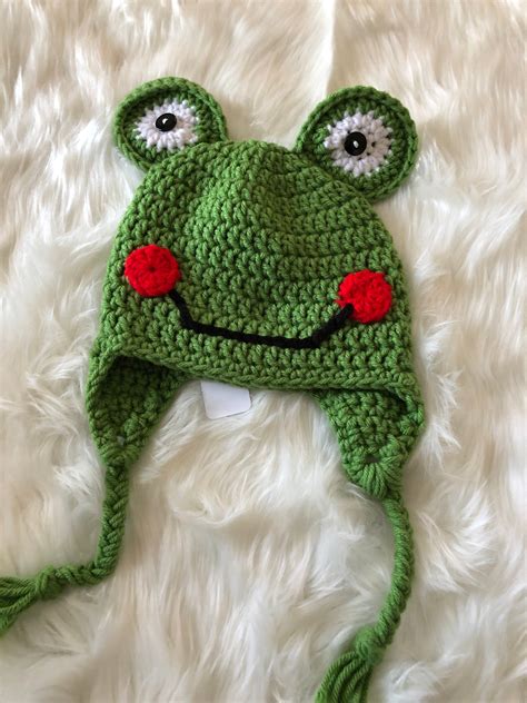 Frog Hat - Etsy