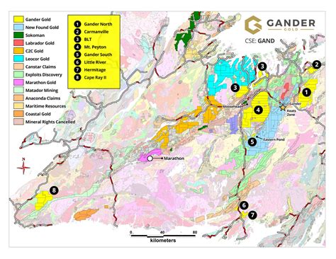 Gander Gold Defines New Targets at Mt. Peyton Adjacent to Moosehead ...