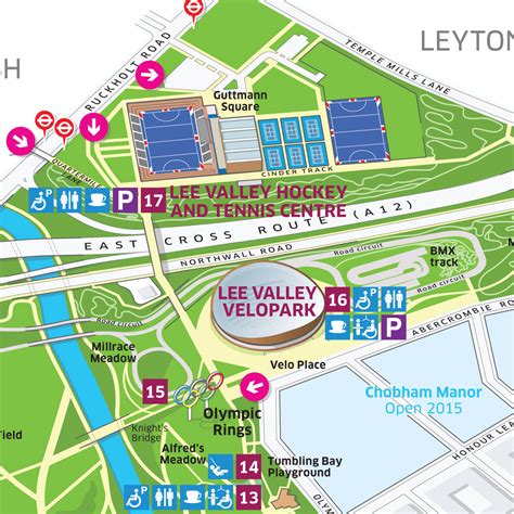 Queen Elizabeth Olympic Park Map - Mike Hall