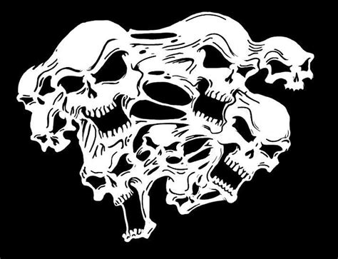 Airbrush Skull Templates