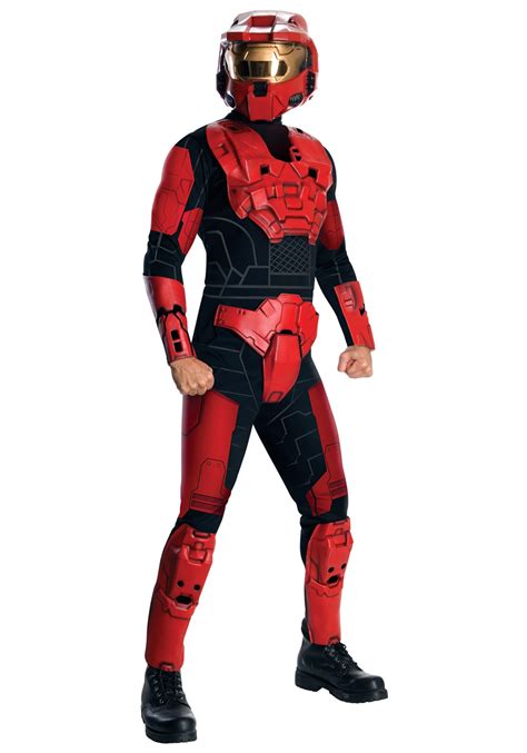 Deluxe Halo Red Spartan Costume