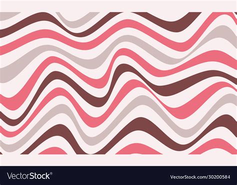 Abstract wavy line art background Royalty Free Vector Image