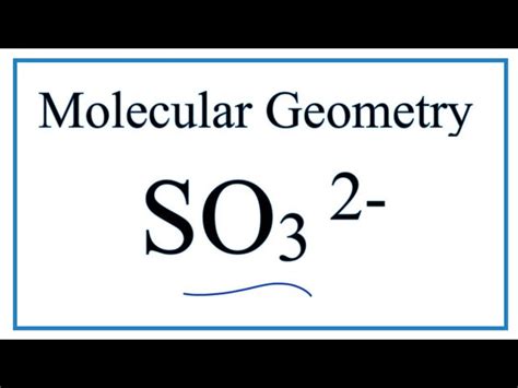 So3 Electron Geometry