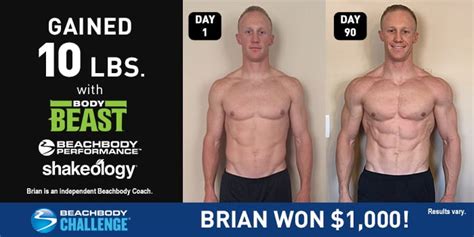 Body Beast Results: Brian Gained 10 Pounds of Muscle and $1,000! | BODi