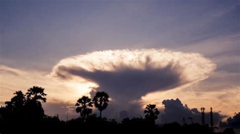 Cloud in Tornado shape .Nature phenomenon concept background. Climate ...