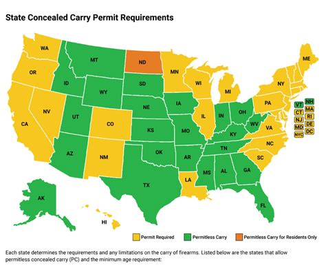 Permitless Carry States Map 2024 - Cher Melany