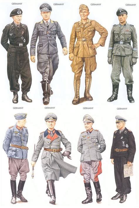 German uniforms during World War II | WW2 | Pinterest | German uniforms ...