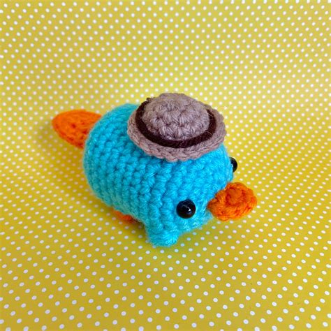 Crochet Perry the Platypus Amigurumi - Etsy