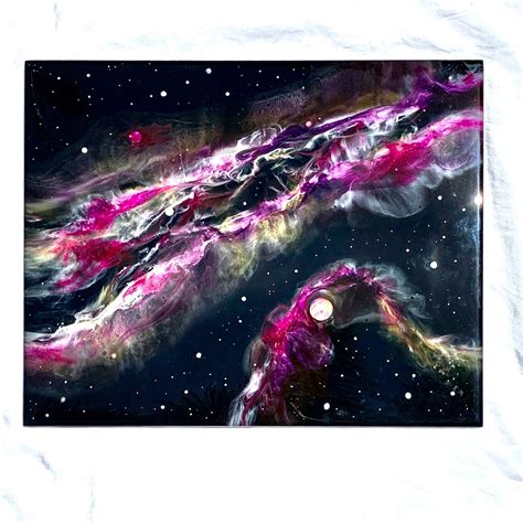 3D Celestial Art Space Art Veil Nebula Cosmic Art Abstract | Etsy