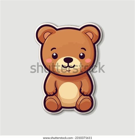 Bear Logo Cartoon Style 2d Vector Stock Vector (Royalty Free ...