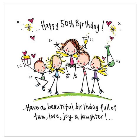 Happy 50th Birthday Sister, 50th Birthday Greetings, Birthday Wishes ...