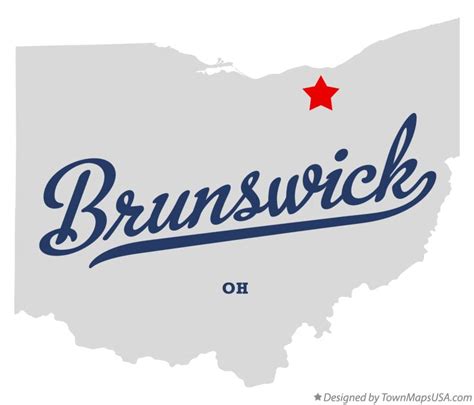 Map of Brunswick, OH, Ohio