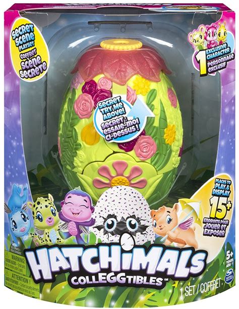 Hatchimals Colleggtibles Glittering Garden Secret Scene Playset Spin ...