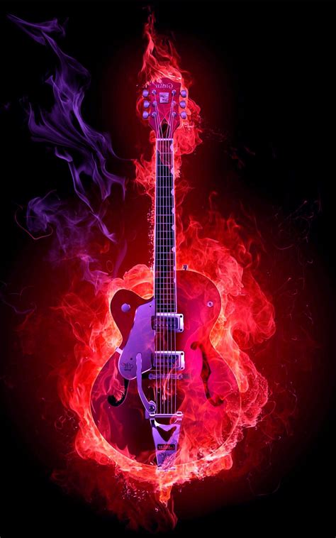 Fire Guitar Wallpapers - Top Free Fire Guitar Backgrounds - WallpaperAccess