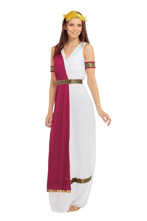 Damenkostüme Imperial Empress Goddess Greek Roman Toga Adult Womens ...