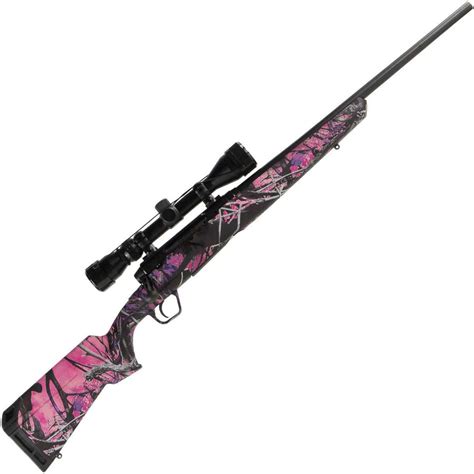 Savage Arms Axis XP Camo - Compact With Weaver Scope Black/Muddy Girl ...