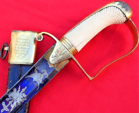 Rare 1796 pattern British Army cavalry officer’s sword and scabbard in ...