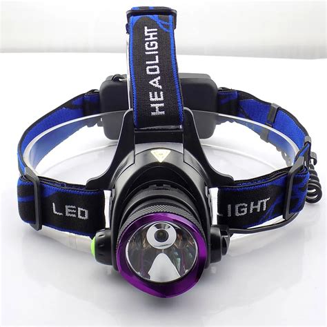 T6 XML LED Headlight Headlamp lampe frontale 2000 Lm Head lamp torch ...