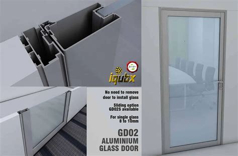 Aluminium Glass Doors - IQUBX