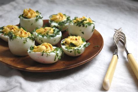 Updated Spring Classic: Deviled Eggs With Fresh Herbs | Unpeeled Journal