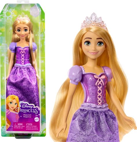 Buy Mattel Disney Princess Dolls, Rapunzel Posable Fashion Doll with ...