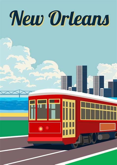 New Orleans Streetcar Clip Art