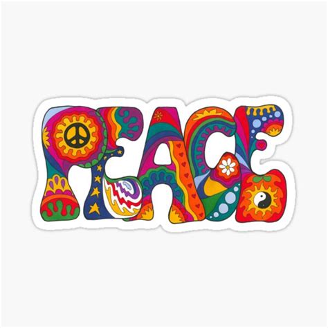 Hippie Stickers | Redbubble