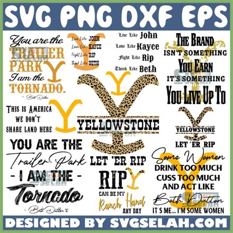 Yellowstone Quotes SVG Bundle - SVG Selah