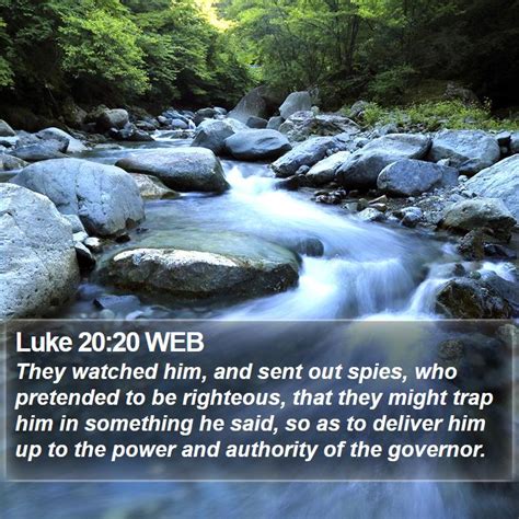 Luke 20:20 WEB Scriptures Images