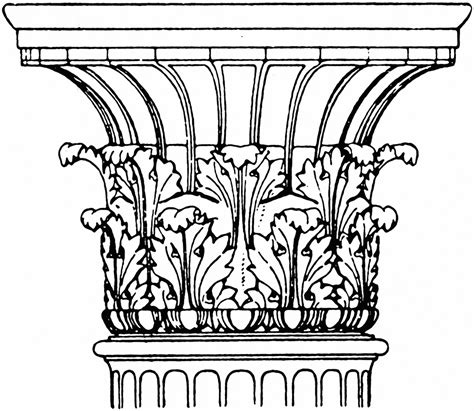 Corinthian Columns Drawing at GetDrawings | Free download