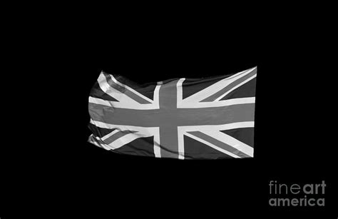 Black And White Union Jack Flag Photograph - Black And White Union Jack ...