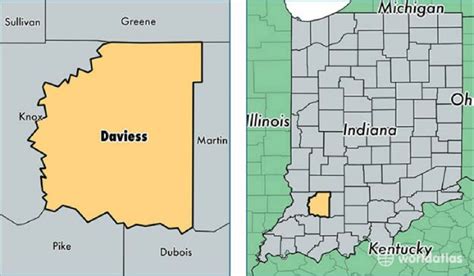 Location of Daviess County | Download Scientific Diagram