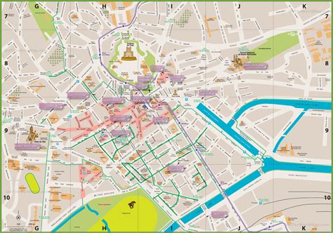 Caen City Centre map - Ontheworldmap.com