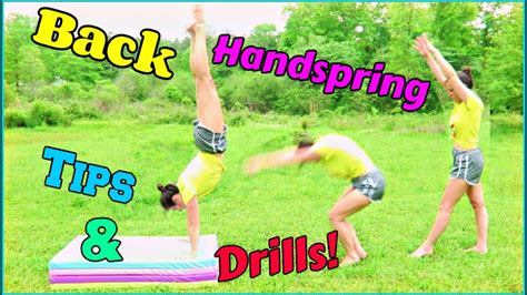 BACK HANDSPRING TUTORIAL 2020 | Fear Tips, Drills and Hacks - YouTube