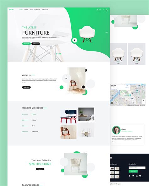 Top 10 Free Templates for Interior and Furniture