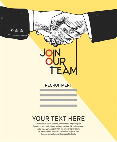 Premium Vector | Join our team concept poster | Recruitment poster ...